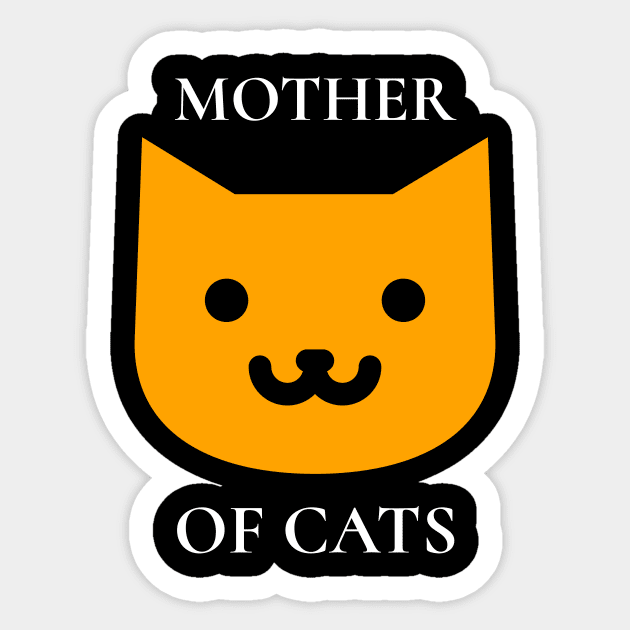 Cat Mom Sticker by peaceupclothes